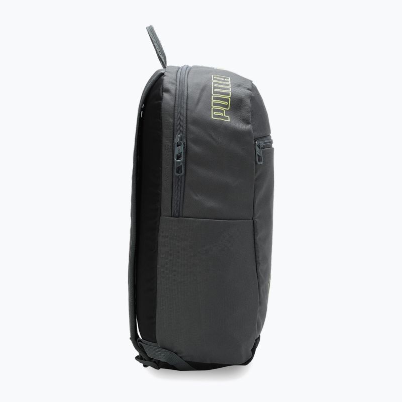 PUMA Phase II 21 l mineralgrau/limettenfarbener Rucksack 5