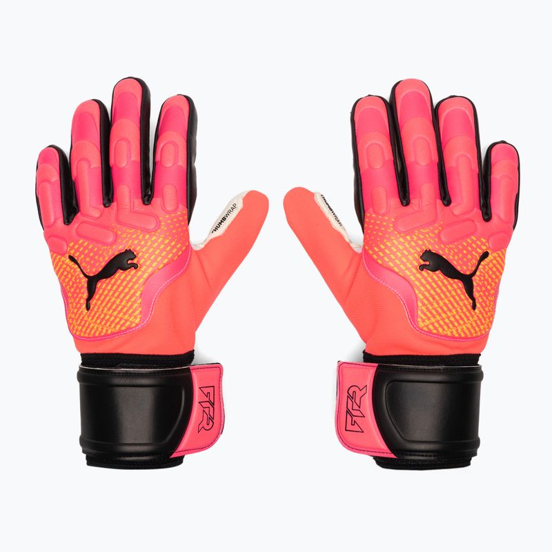 PUMA Future Match NC Torwarthandschuhe sunset glow/sun stream/puma schwarz