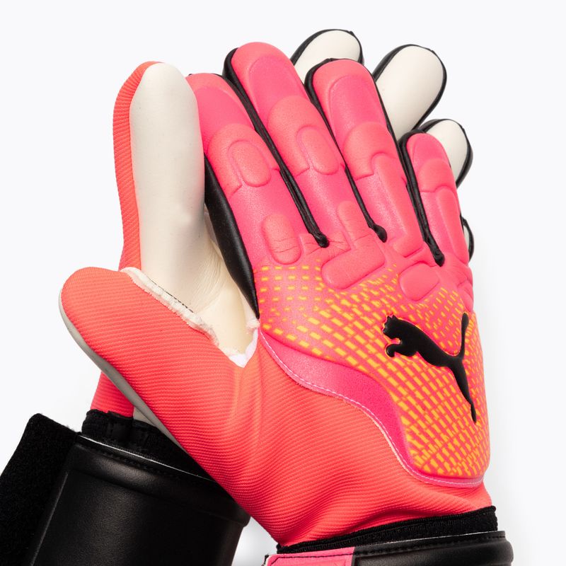 PUMA Future Match NC Torwarthandschuhe sunset glow/sun stream/puma schwarz 3