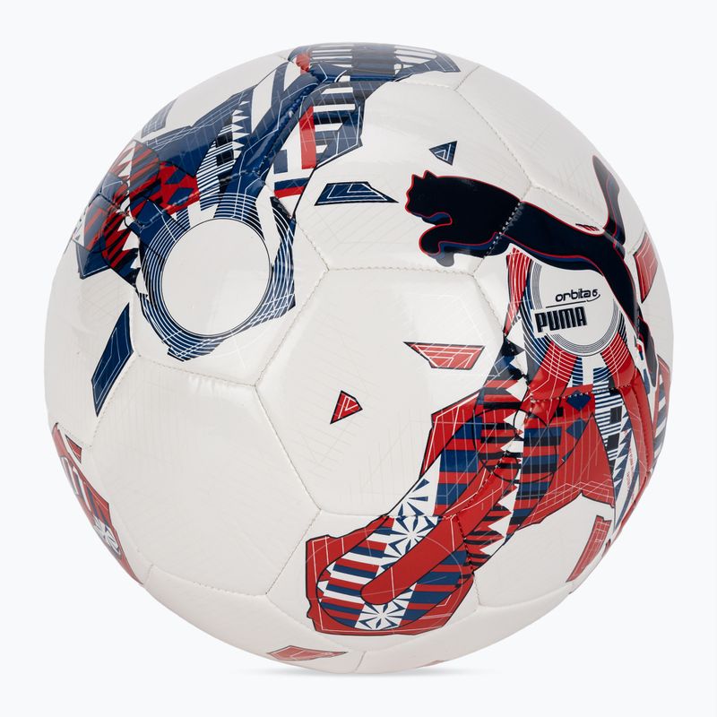 PUMA Orbit 6 FanwearCapsule MS Fußball puma weiß/puma team royal/puma rot Größe 4 2