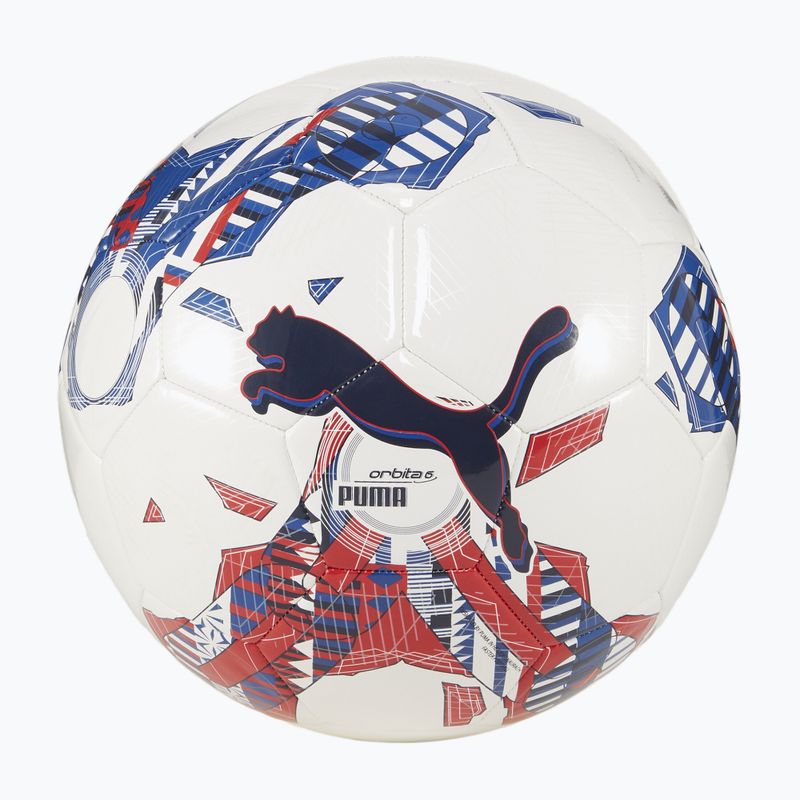 PUMA Orbit 6 FanwearCapsule MS Fußball puma weiß/puma team royal/puma rot Größe 5 4