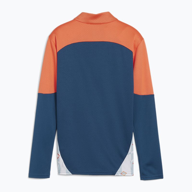 PUMA Neymar JR Kreativität 1/4 Zip Top Kinder Fußball Sweatshirt Ozean tropischen/heiße Hitze 2