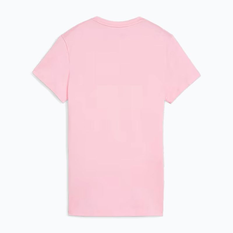 PUMA ESS Logo Tee für Damen rosa lila 2