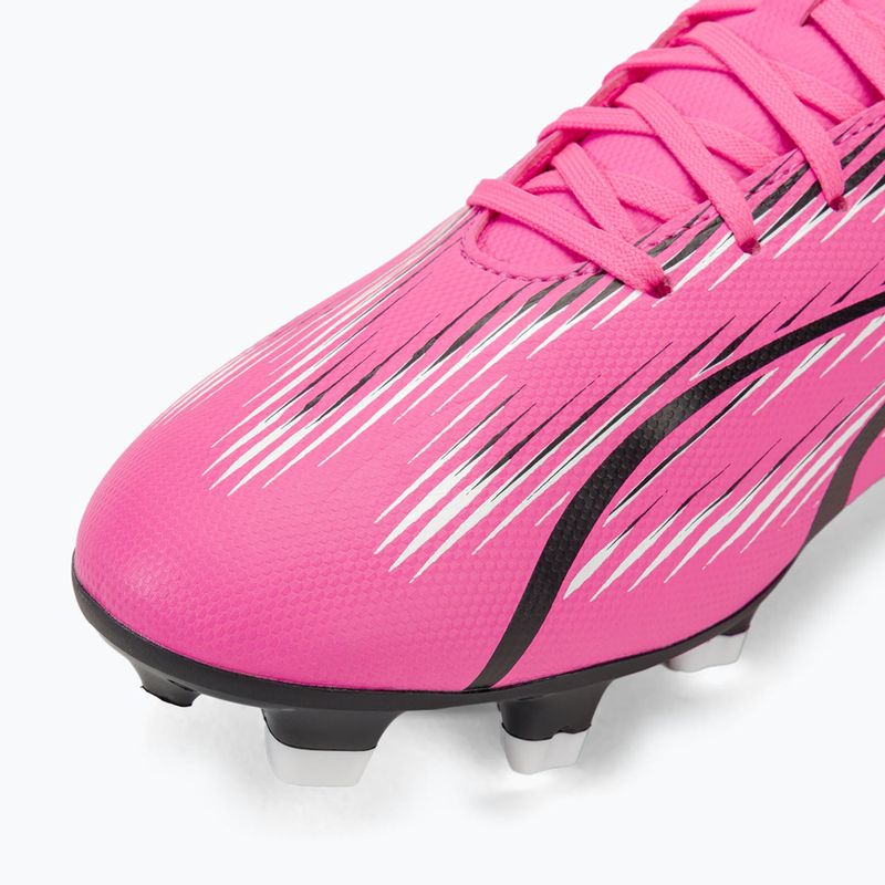 PUMA Ultra Ultimate FG/AG Fußballschuhe Gift Pink/Puma Weiß/Puma Schwarz 8