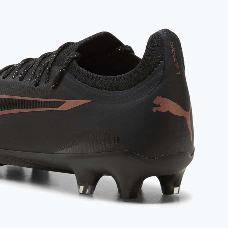 PUMA Ultra Ultimate FG/AG Fußballschuhe puma schwarz/kupfer rose 8
