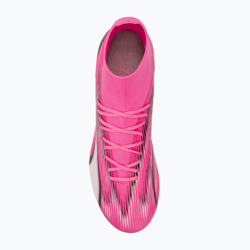 PUMA Ultra Pro FG/AG Fußballschuhe Gift Pink/Puma Weiß/Puma Schwarz 5