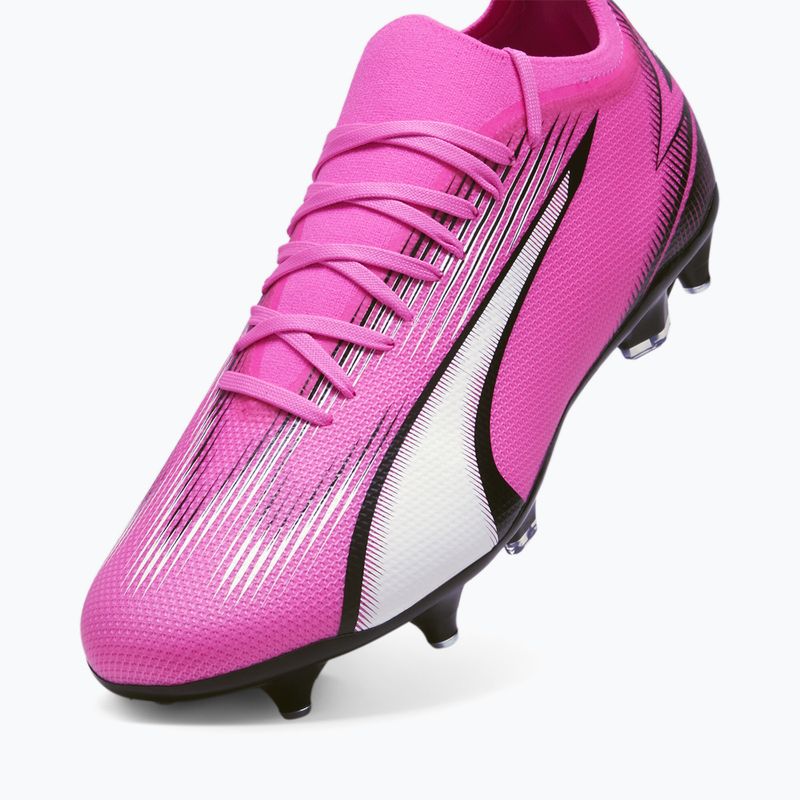 PUMA Ultra Match MxSG Fußballschuhe Gift Pink/Puma Weiß/Puma Schwarz 12