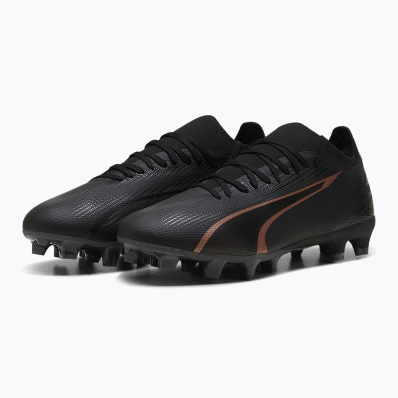 PUMA Ultra Match FG/AG Fußballschuhe puma schwarz/copper rose 10