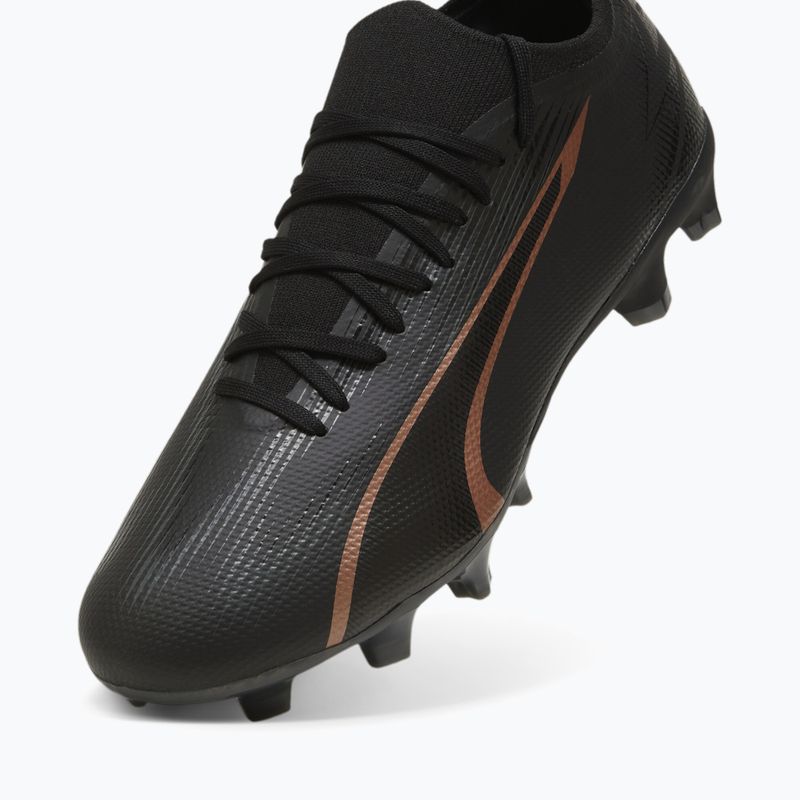 PUMA Ultra Match FG/AG Fußballschuhe puma schwarz/copper rose 12