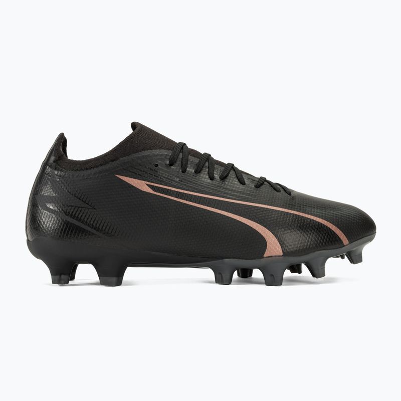 PUMA Ultra Match FG/AG Fußballschuhe puma schwarz/copper rose 2