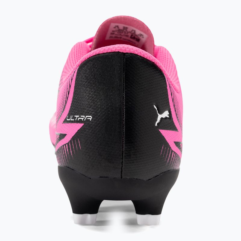 PUMA Ultra Play FG/AG Fußballschuhe Gift Pink/Puma Weiß/Puma Schwarz 6