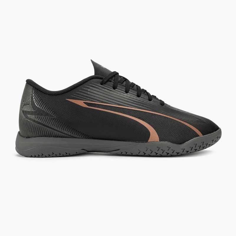 PUMA Ultra Play IT Fußballschuhe puma schwarz/kupfer rose 2