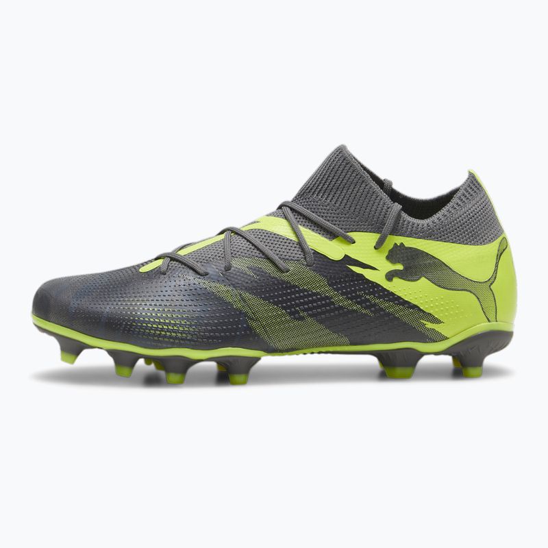 PUMA Future 7 Match Rush FG/AG stark grau/kalt dunkelgrau/elektrisch Kalk Fußballschuhe 8