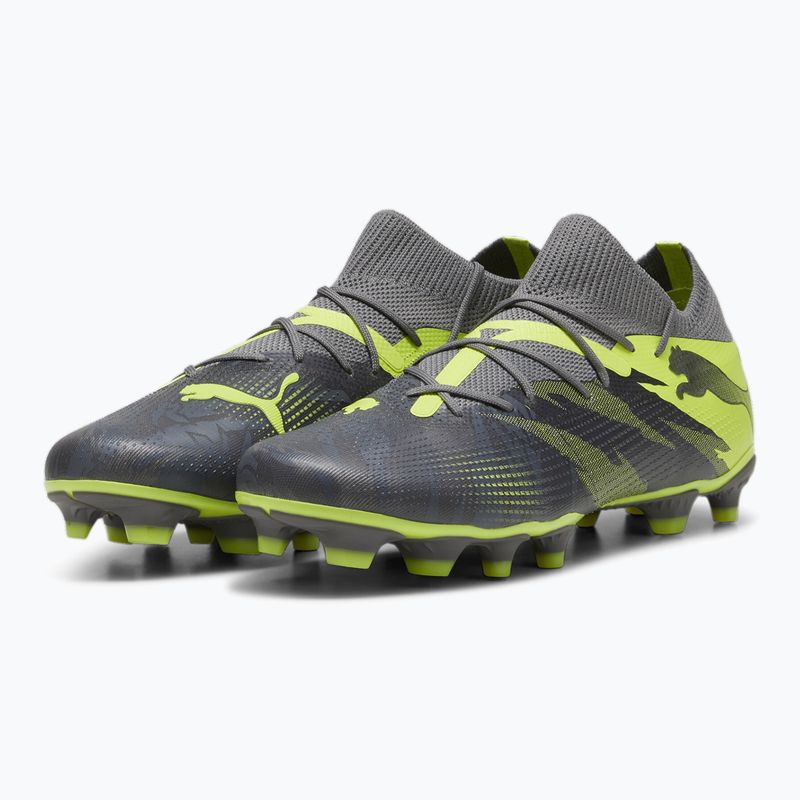 PUMA Future 7 Match Rush FG/AG stark grau/kalt dunkelgrau/elektrisch Kalk Fußballschuhe 10