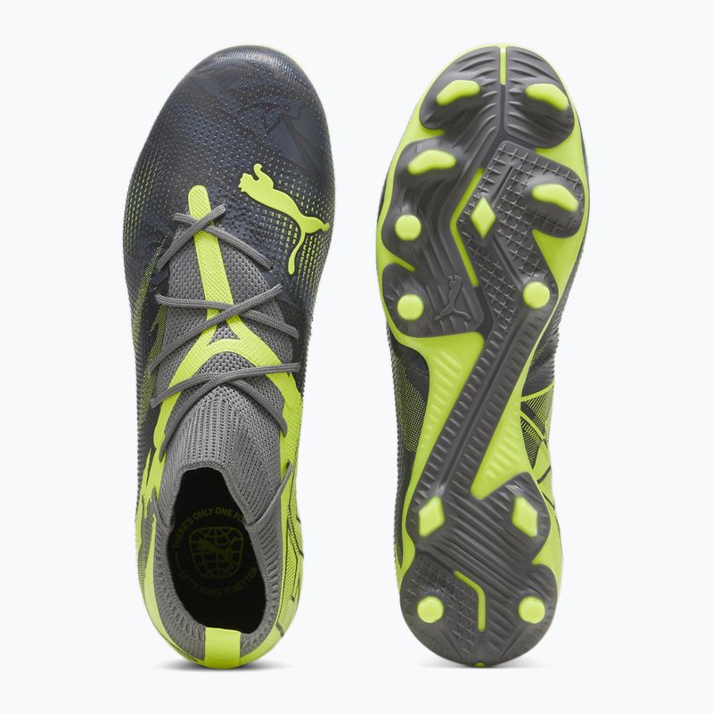 PUMA Future 7 Match Rush FG/AG stark grau/kalt dunkelgrau/elektrisch Kalk Fußballschuhe 11