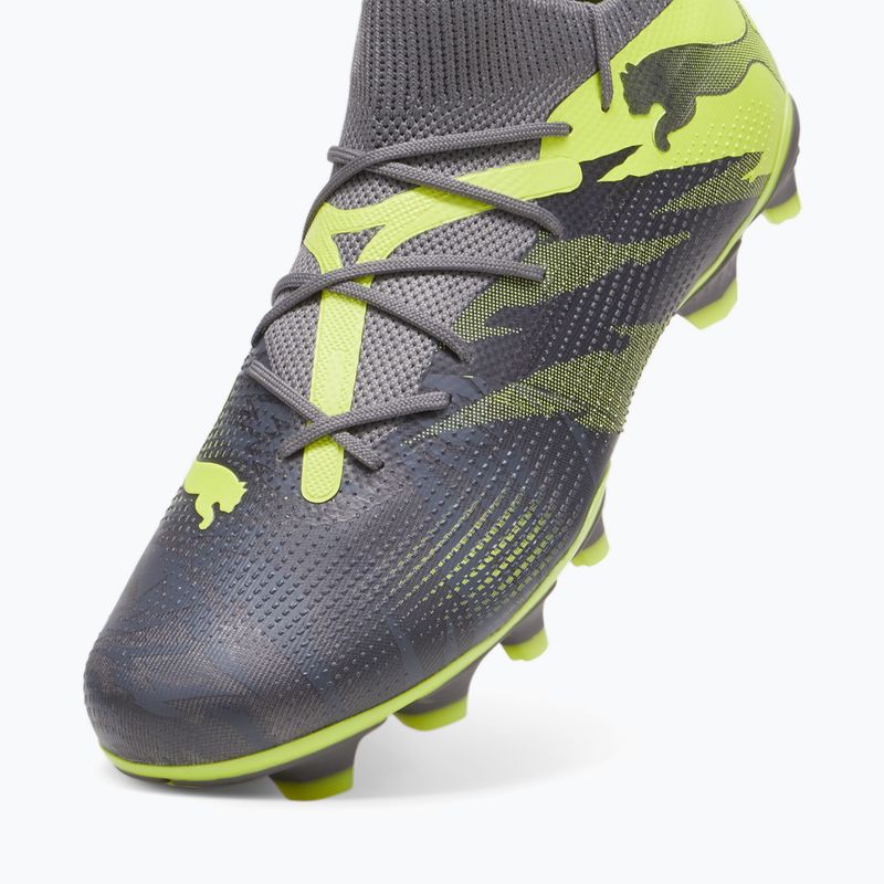 PUMA Future 7 Match Rush FG/AG stark grau/kalt dunkelgrau/elektrisch Kalk Fußballschuhe 12