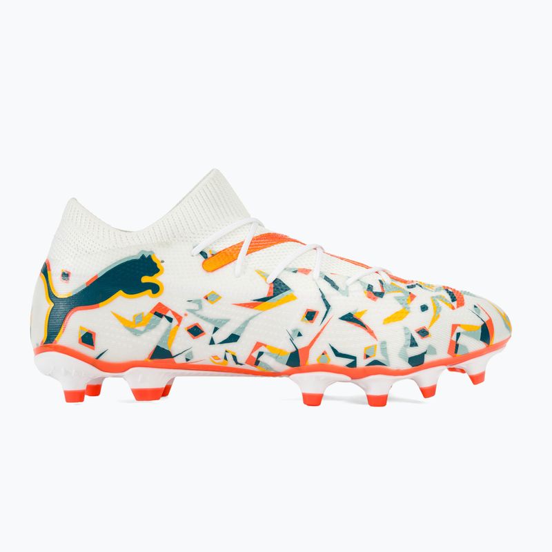 PUMA Future 7 Match Creativity FG/AG white/ocean tropic/turquoise surf/hot heat/sunstream 2