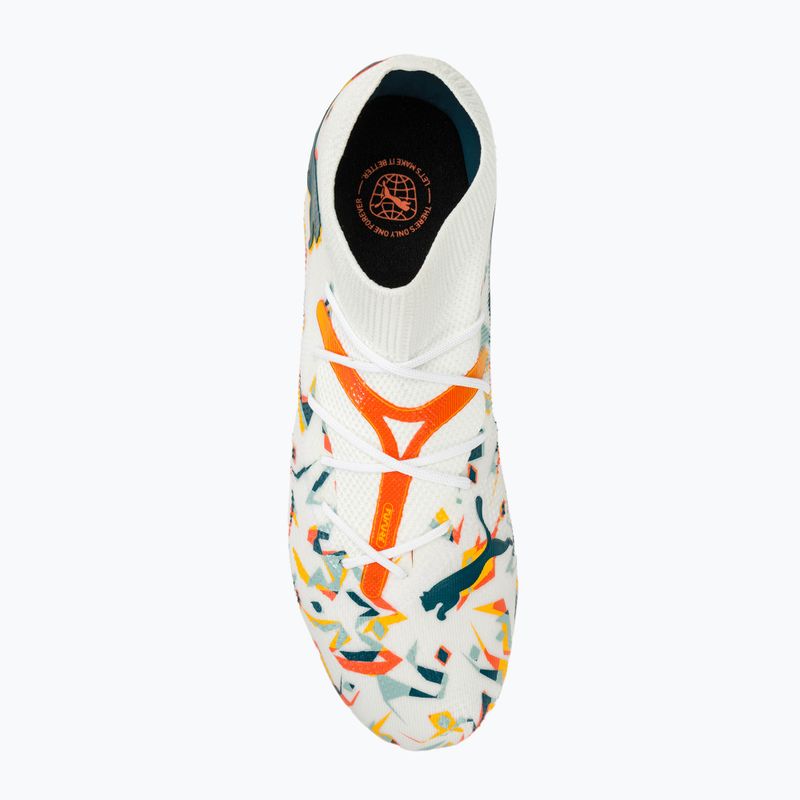 PUMA Future 7 Match Creativity FG/AG white/ocean tropic/turquoise surf/hot heat/sunstream 5