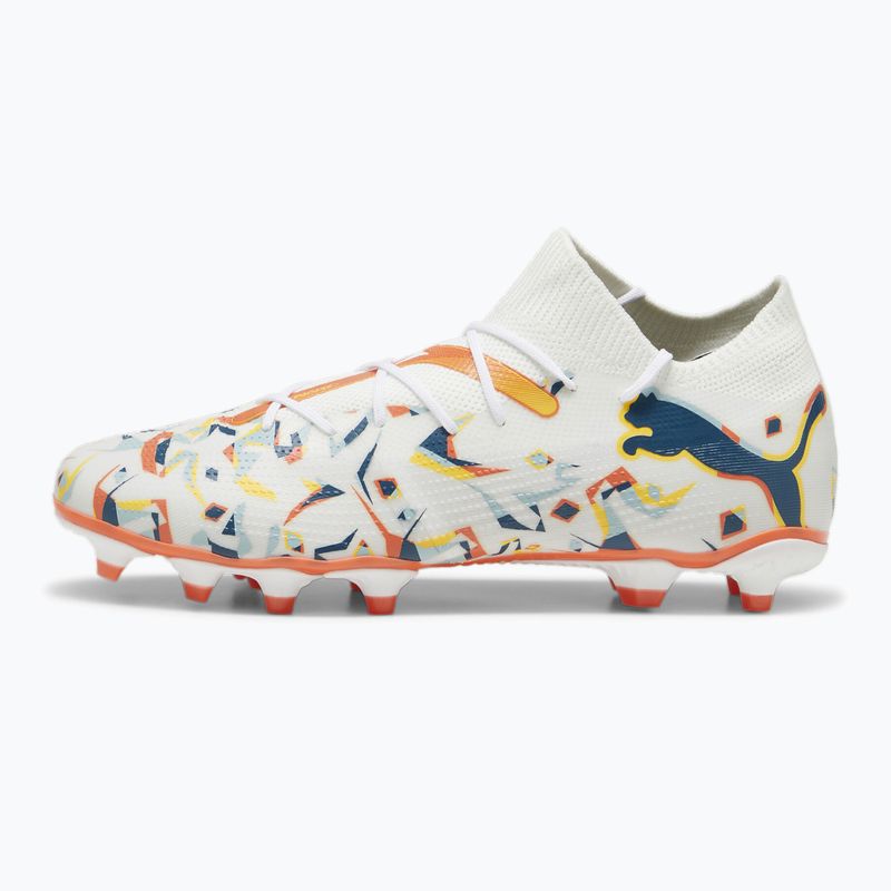 PUMA Future 7 Match Creativity FG/AG white/ocean tropic/turquoise surf/hot heat/sunstream 8