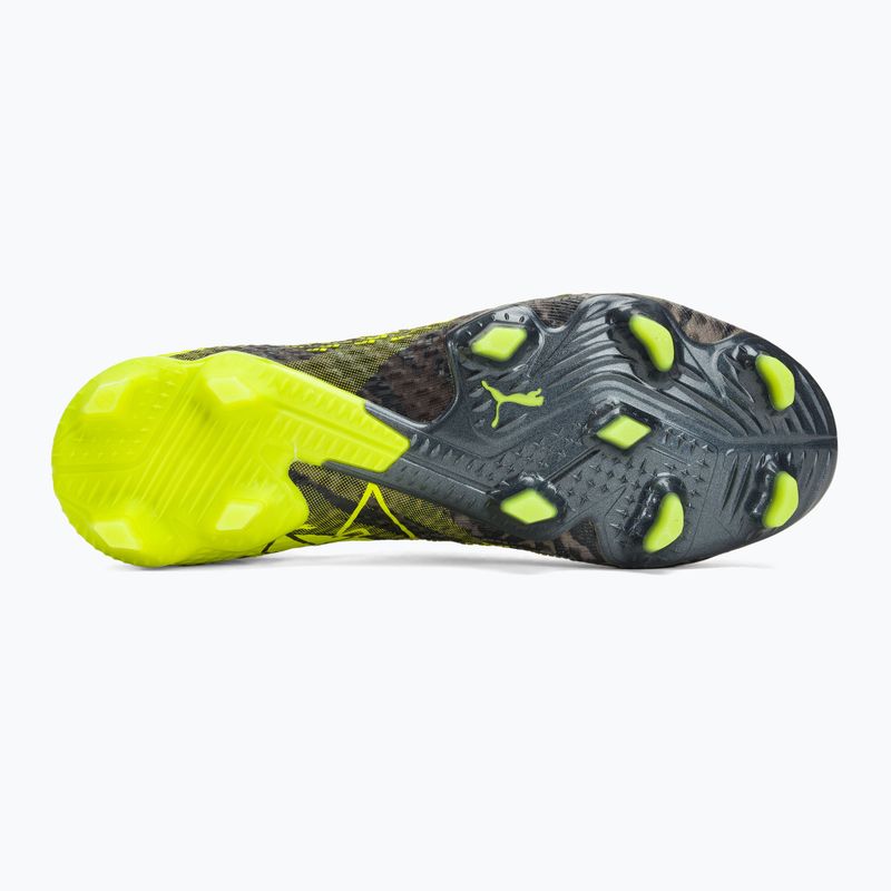 PUMA Future 7 Ultimate Rush FG/AG stark grau/kalt dunkelgrau/elektrisch Kalk Fußballschuhe 4