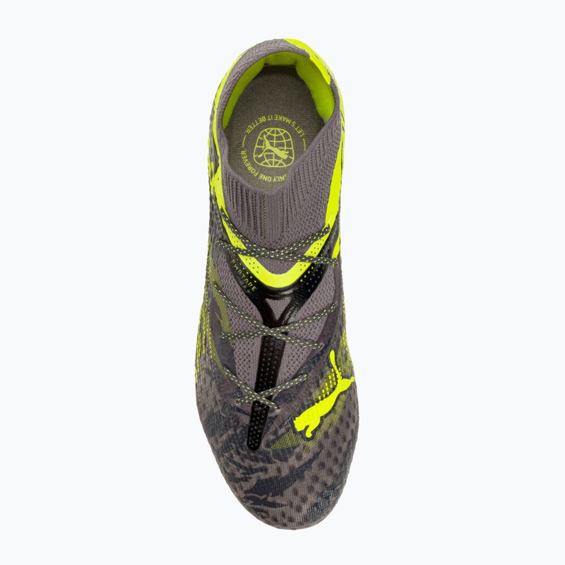 PUMA Future 7 Ultimate Rush FG/AG stark grau/kalt dunkelgrau/elektrisch Kalk Fußballschuhe 5