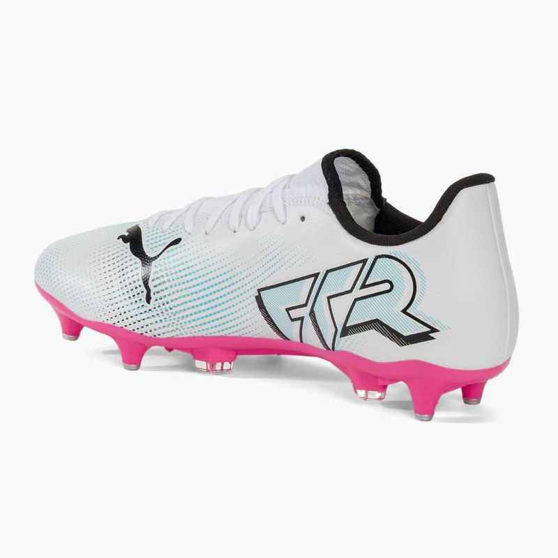 PUMA Future 7 Play MxSG Fußballschuhe puma weiß/puma schwarz/poison pink 3