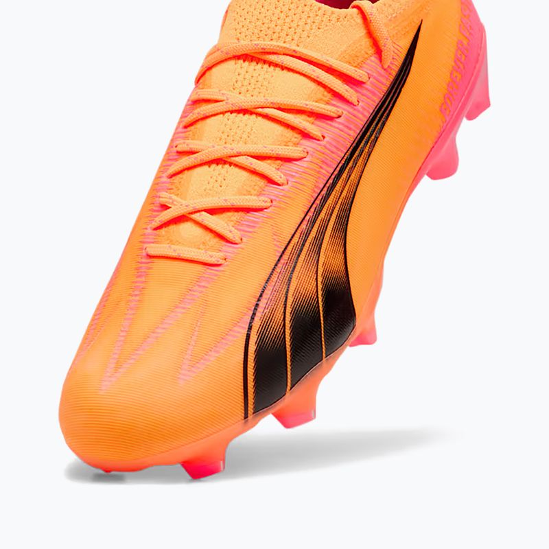 PUMA Ultra Ultimate FG/AG sunset glow/puma schwarz/sun stream Fußballschuhe 12