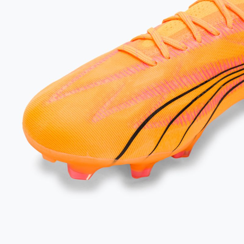 PUMA Ultra Ultimate FG/AG sunset glow/puma schwarz/sun stream Fußballschuhe 7