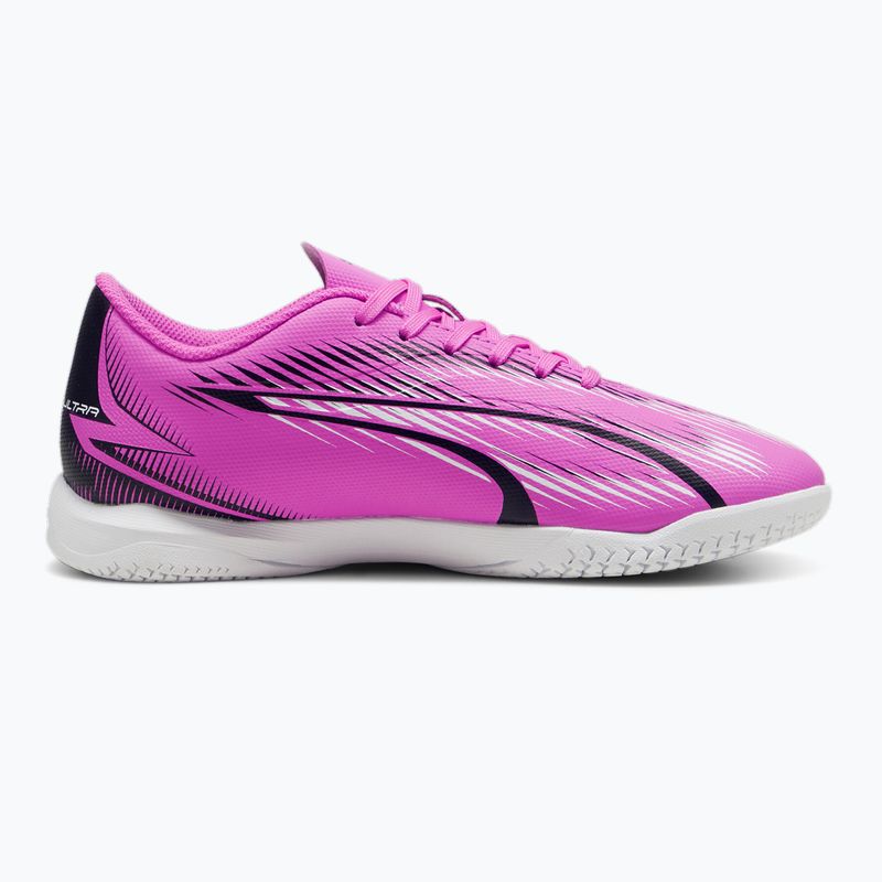 PUMA Ultra Play TT Jr Kinder Fußballschuhe Gift Pink/Puma Weiß/Puma Schwarz 9