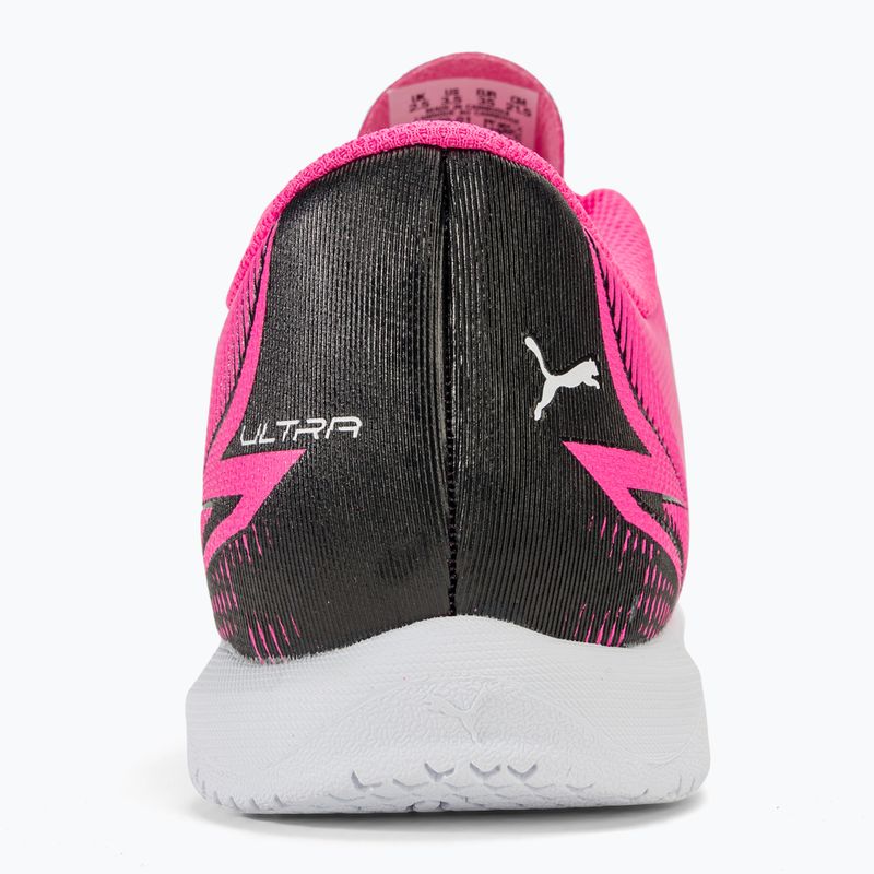 PUMA Ultra Play TT Jr Kinder Fußballschuhe Gift Pink/Puma Weiß/Puma Schwarz 6