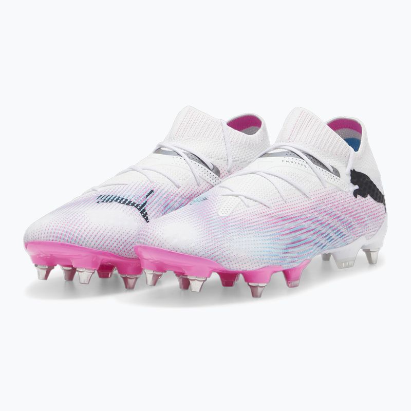 PUMA Future 7 Ultimate MxSG Fußballschuhe puma weiß/puma schwarz/poison pink 10