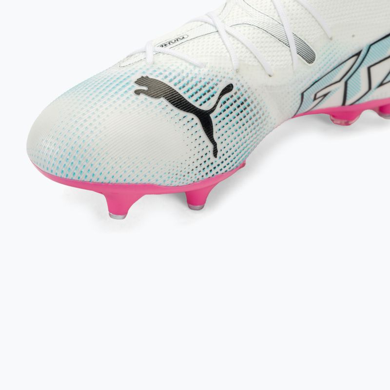 PUMA Future 7 Match MxSG Fußballschuhe puma weiß/puma schwarz/poison pink 7