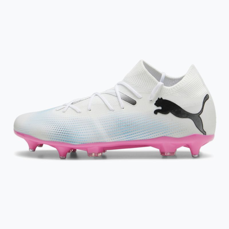PUMA Future 7 Match MxSG Fußballschuhe puma weiß/puma schwarz/poison pink 8