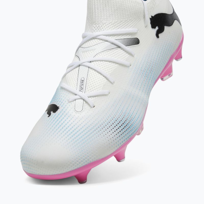 PUMA Future 7 Match MxSG Fußballschuhe puma weiß/puma schwarz/poison pink 12