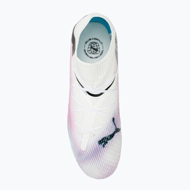 PUMA Future 7 Pro FG/AG Jr Kinder Fußballschuhe puma weiß/puma schwarz/poison pink 5