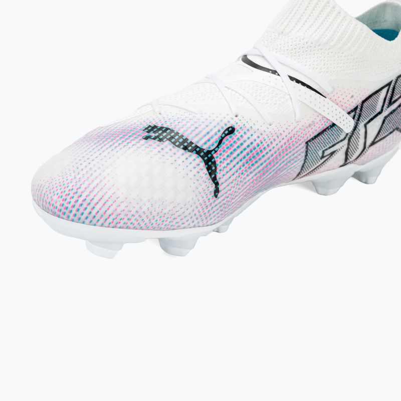 PUMA Future 7 Pro FG/AG Jr Kinder Fußballschuhe puma weiß/puma schwarz/poison pink 7
