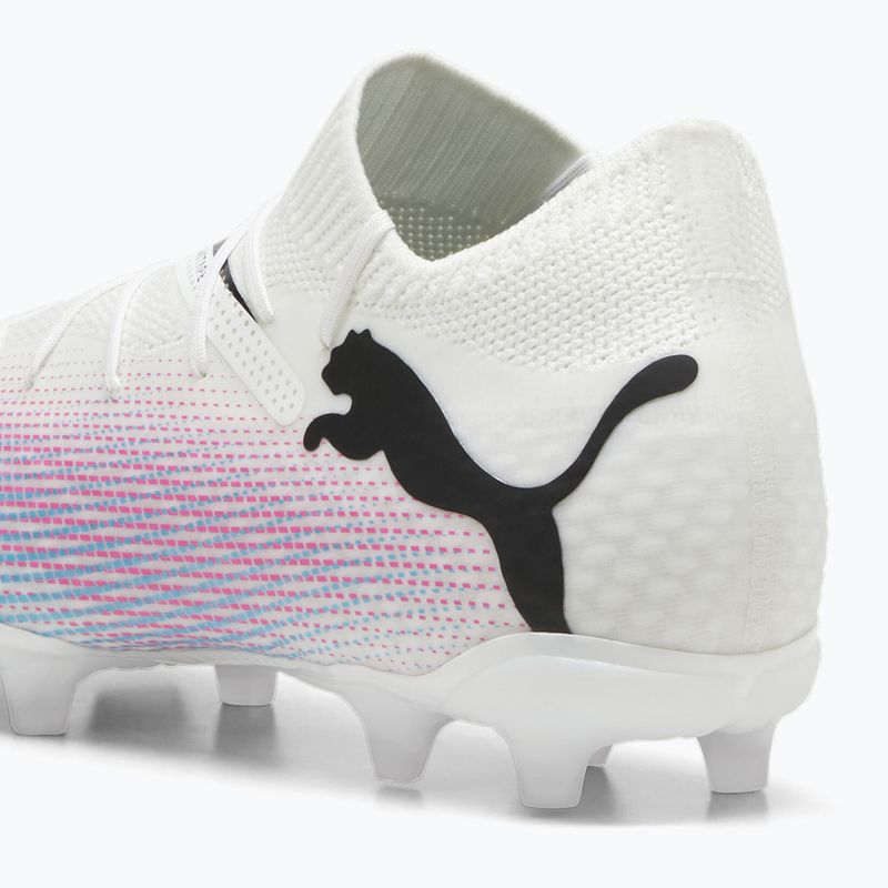 PUMA Future 7 Pro FG/AG Jr Kinder Fußballschuhe puma weiß/puma schwarz/poison pink 13