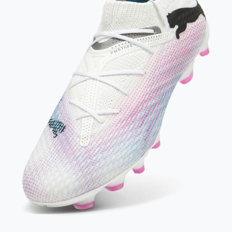 PUMA Future 7 Pro+ FG/AG Fußballschuhe puma weiß/puma schwarz/poison pink 12