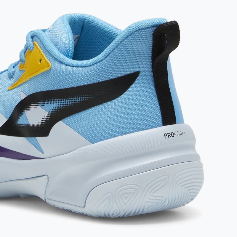 PUMA Genetics Herren Basketball Schuhe leuchtend blau/eisblau 9