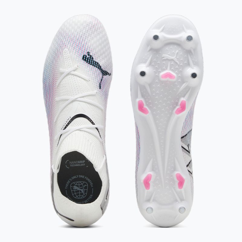 PUMA Future 7 Pro MxSG Fußballschuhe puma weiß/puma schwarz/poison pink 11