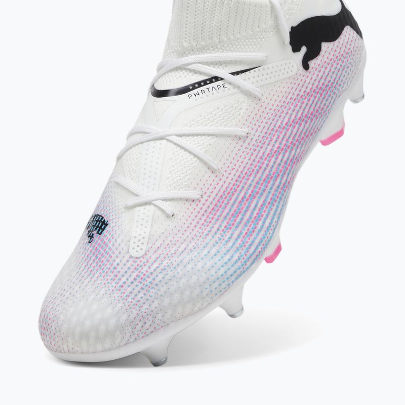 PUMA Future 7 Pro MxSG Fußballschuhe puma weiß/puma schwarz/poison pink 12