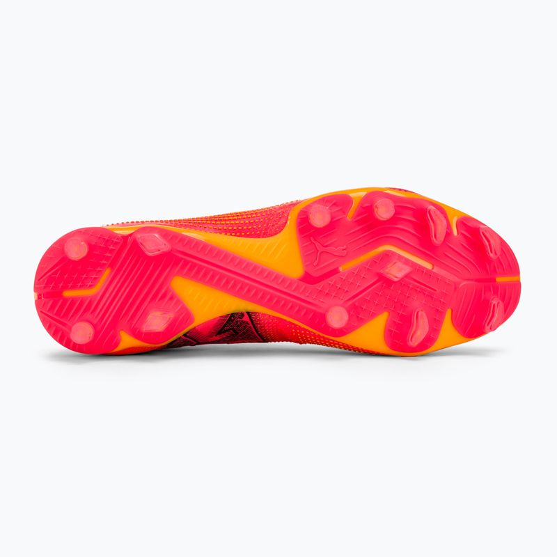 PUMA Future 7 Match+ LL FG/AG sunset glow/puma schwarz/sun stream Fußballschuhe 4