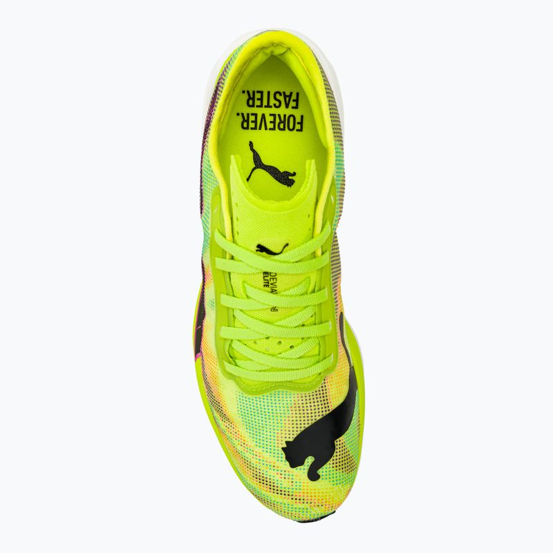 Herren Laufschuhe PUMA Deviate Nitro Elite 2 Psychedelic Rush grün 5