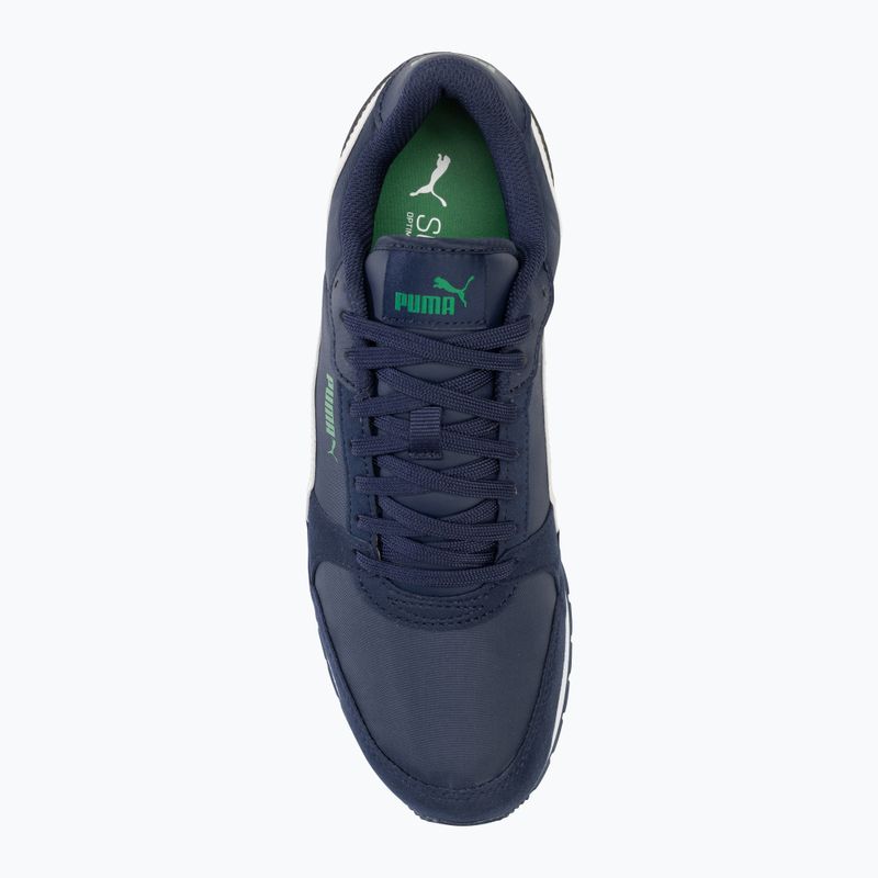 PUMA ST Runner v3 NL Schuhe puma navy/vapor grey/archive green/puma white 5