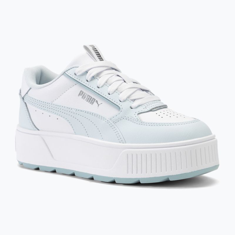 PUMA Karmen Rebelle Kinderschuhe puma weiß/tautropfen/puma silber