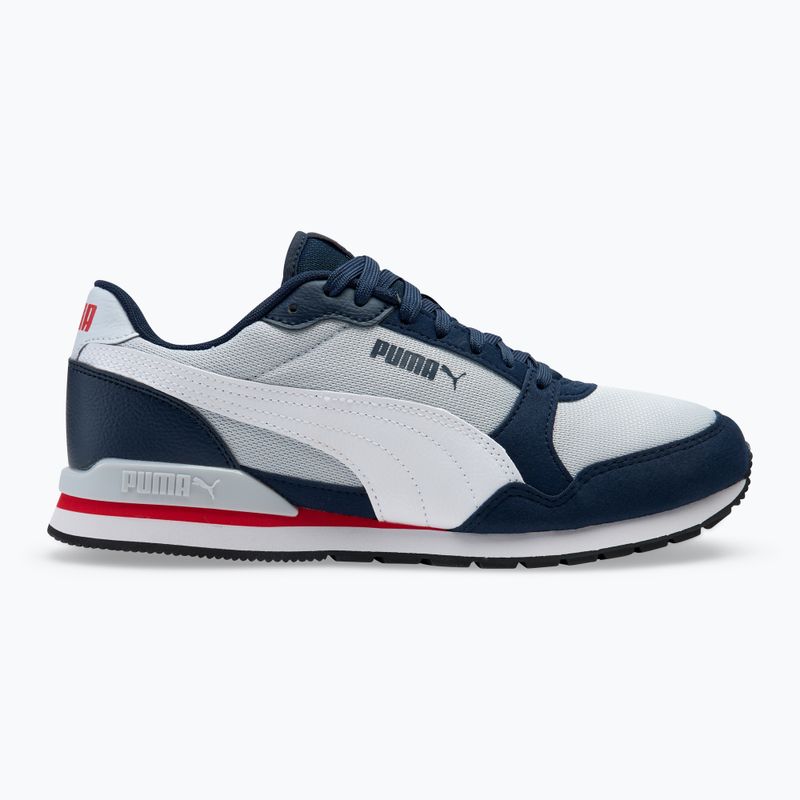 PUMA ST Runner v3 Mesh silberne Nebel/weiß/club navy/für alle Zeit rot/schwarz Schuhe 2