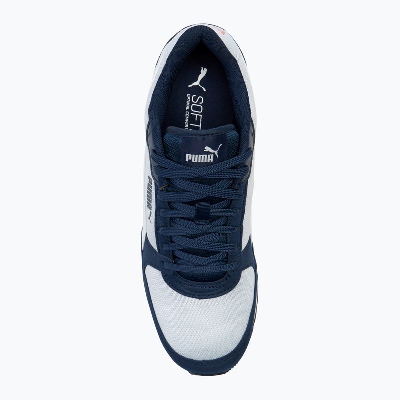 PUMA ST Runner v3 Mesh silberne Nebel/weiß/club navy/für alle Zeit rot/schwarz Schuhe 5