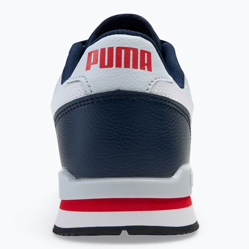 PUMA ST Runner v3 Mesh silberne Nebel/weiß/club navy/für alle Zeit rot/schwarz Schuhe 6