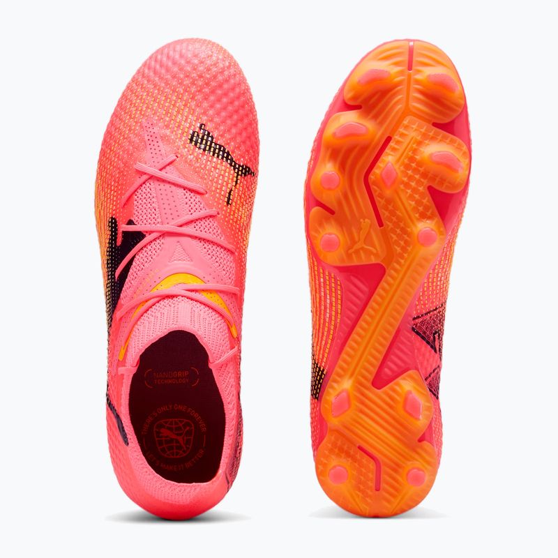 PUMA Future 7 PRO+ FG/AG sunset glow/puma schwarz/sun stream Fußballschuhe 11
