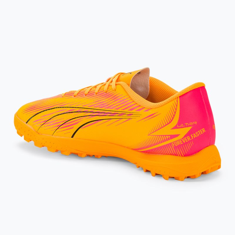 PUMA Ultra Play TT Sunset Glow/Puma Schwarz/Sun Stream Fußballschuhe 3